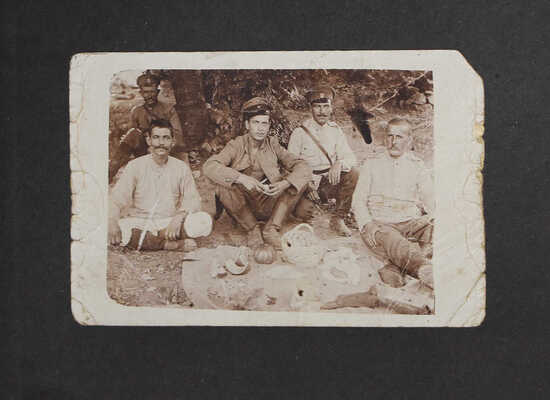 Лот из 4 предметов : 1. Кирков Г. Фотография «Штаб 1-й Гвардейской пехотдивизии» [Б. м., 1890-1891].